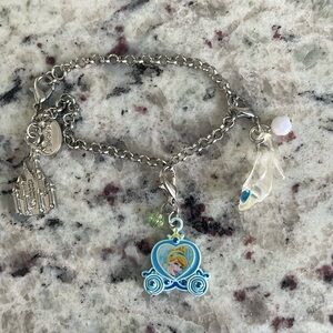 Disney parks Cinderella Charm Bracelet